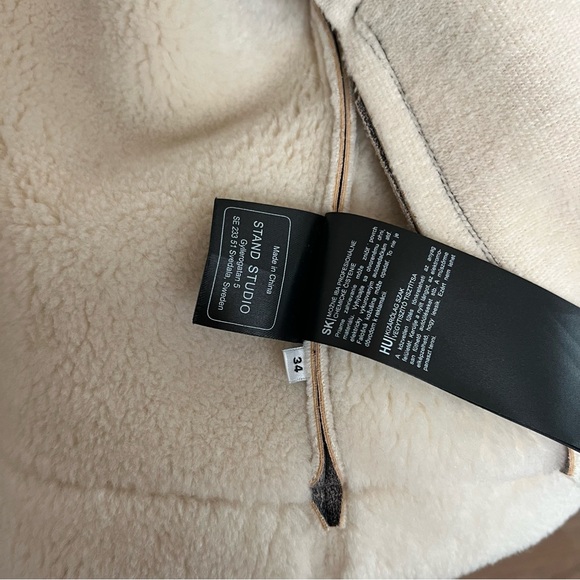 Stand Studio Faux Shearling Jacket - Picture 9 of 10